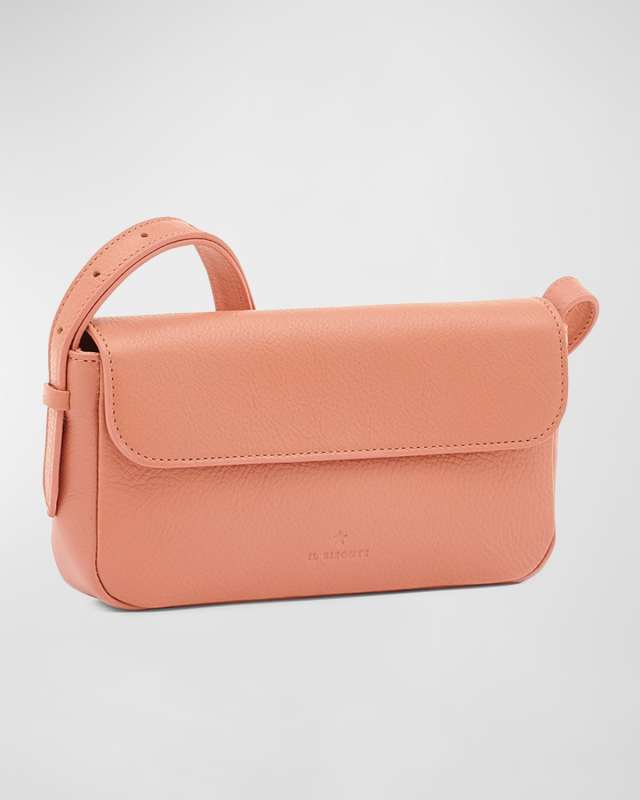 Studio Flap Metallic Crossbody Bag