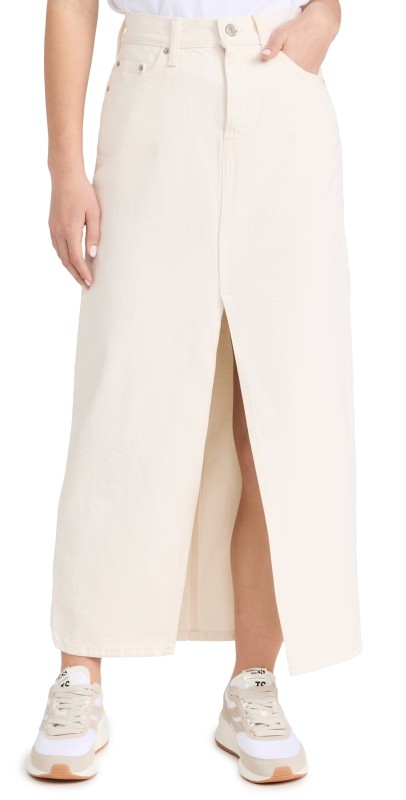 Levi's Ankle Column Skirt Snowing In LA