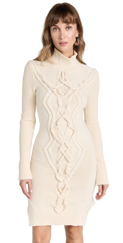 Isabel Marant Atina Sweater Dress Ecru