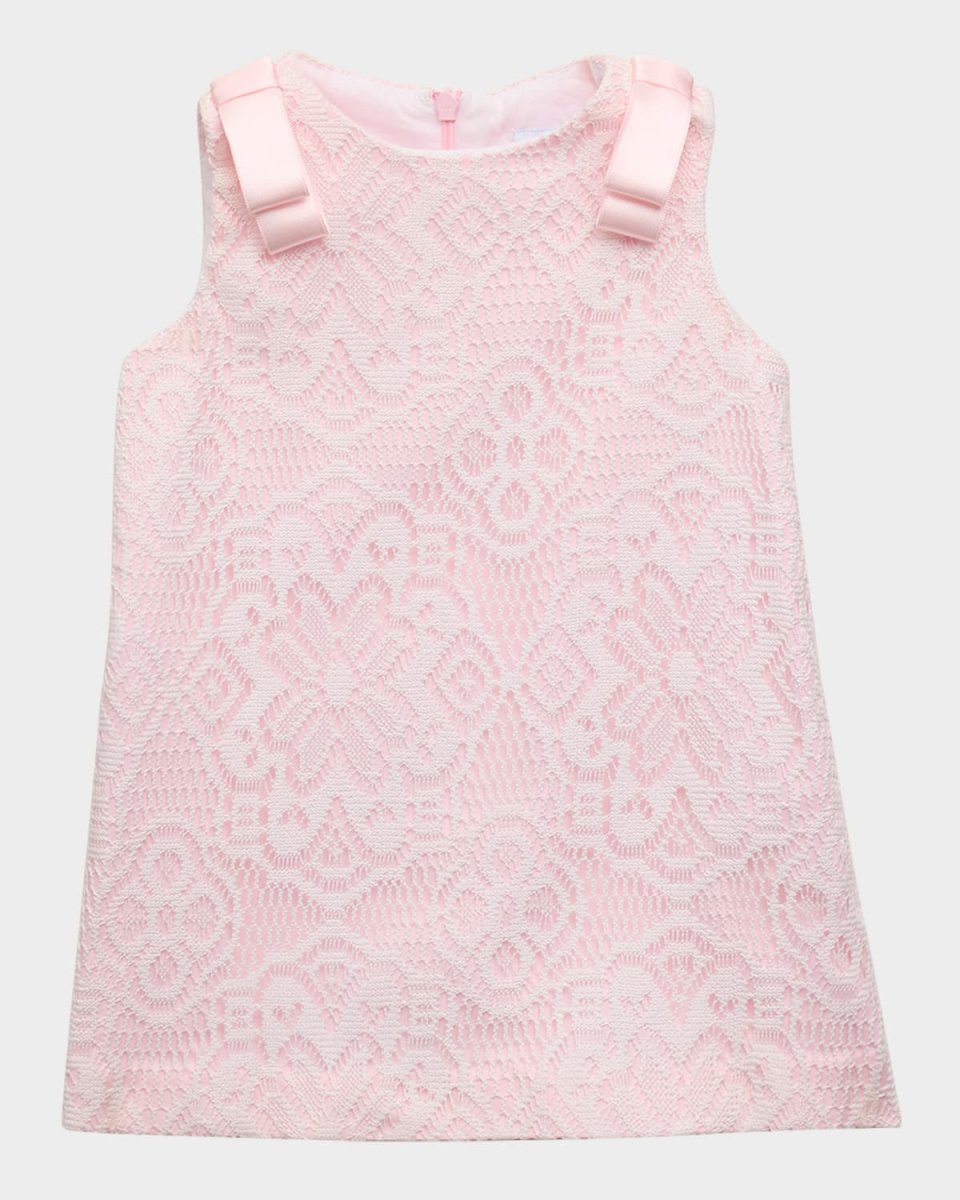 Girl's Dainty Lace Sleeveless Dress, Size 6M-18