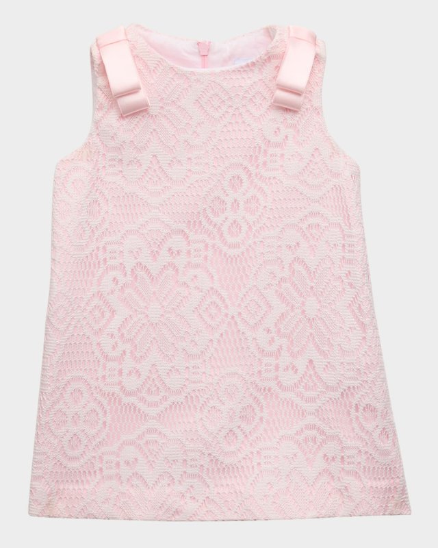 Girl's Dainty Lace Sleeveless Dress, Size 6M-18