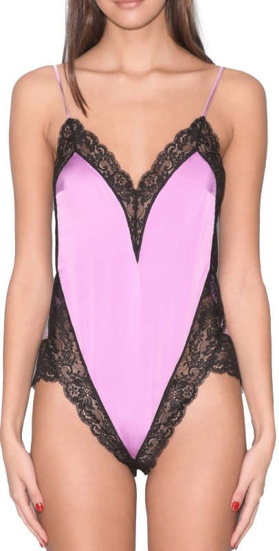 Fleur du Mal Venus Lace Teddy Spring Lavender