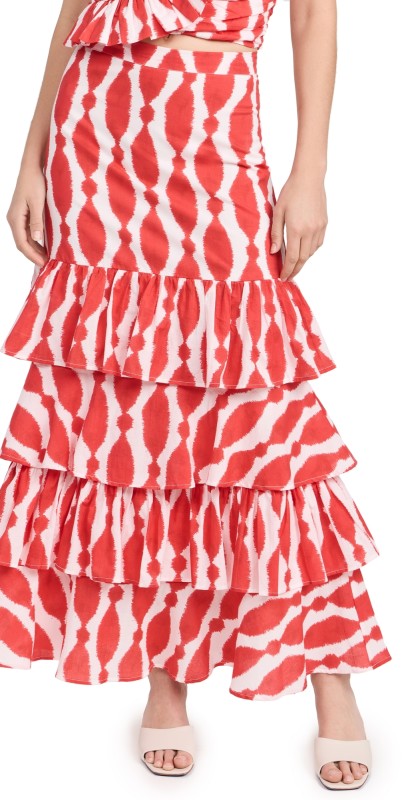 Ro's Garden Honduras Skirt Red Jalapa