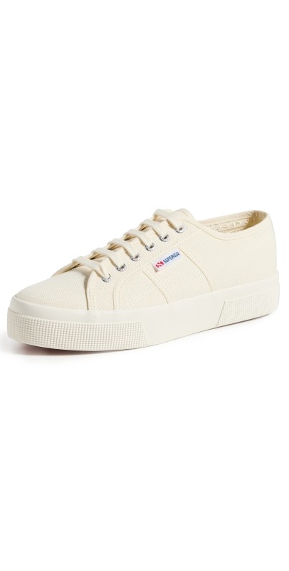 Superga 2740 Platform Sneakers Beige Natural-Favorio