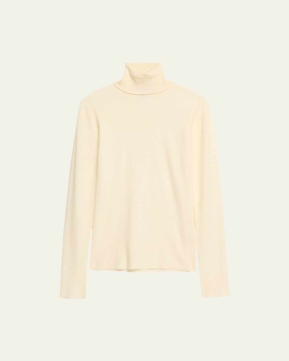Taupo Ribbed Wool Turtleneck