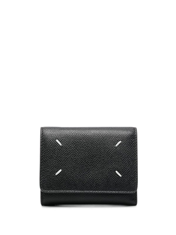 four-stitch leather wallet