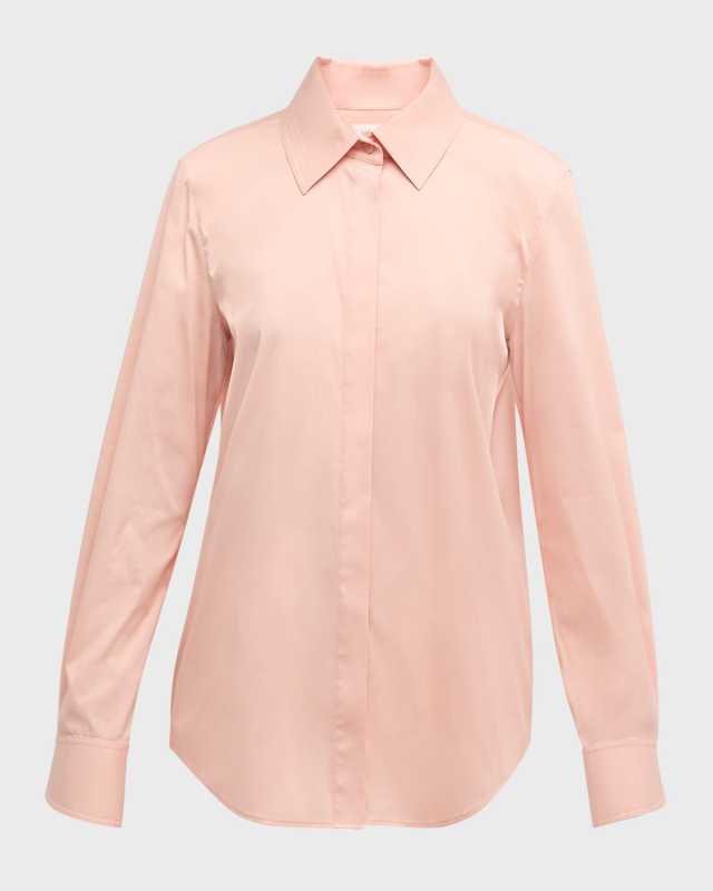 Wright Stretch Cotton Shirt