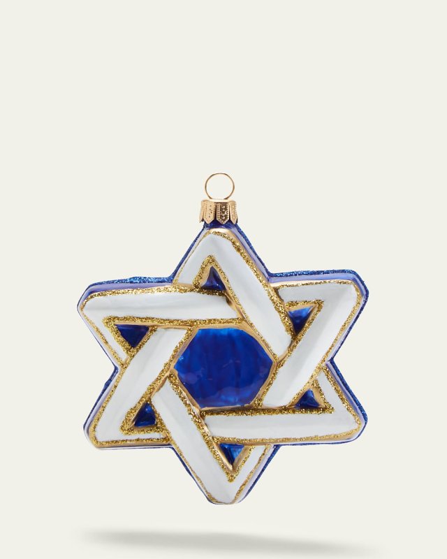 Star Of David Christmas Ornament