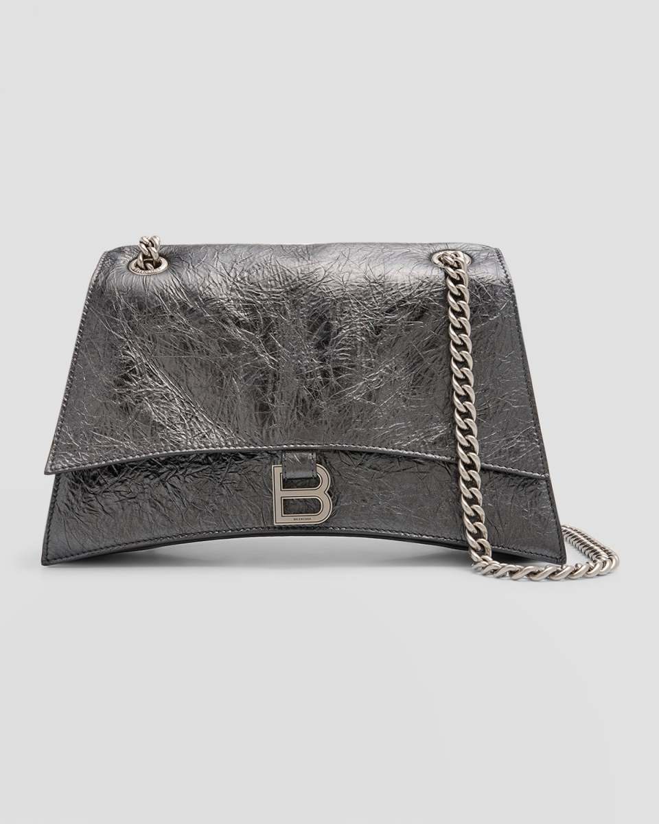 Crush Medium Chain Bag Metallized