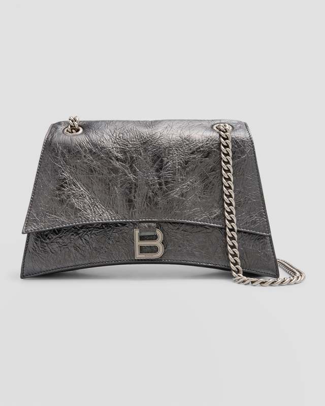 Crush Medium Chain Bag Metallized