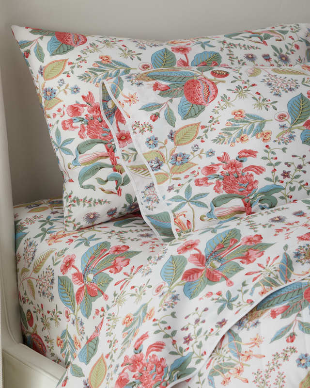 Pomegranate Fitted Sheet, QUEEN