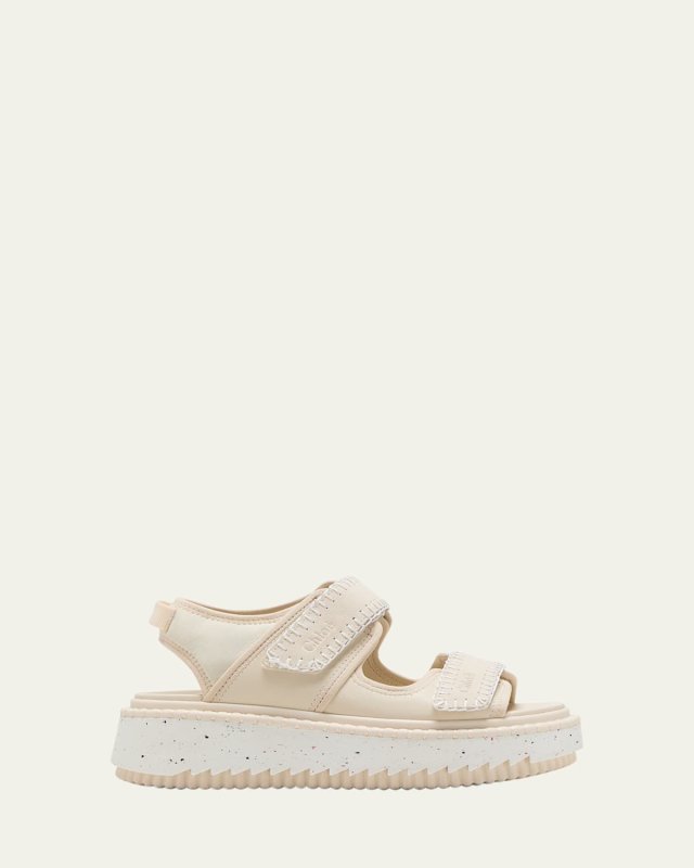 x High Summer Lilli Nylon Stitch Dual-Grip Flatform Sandals