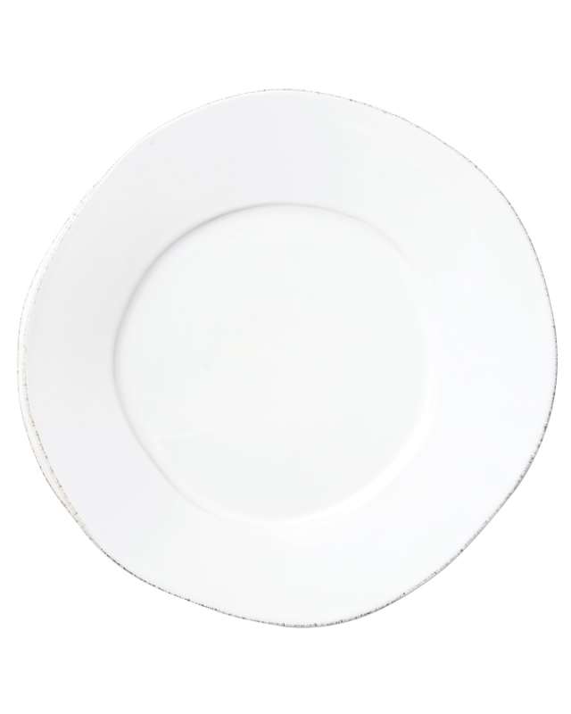 Lastra White American Dinner Plate