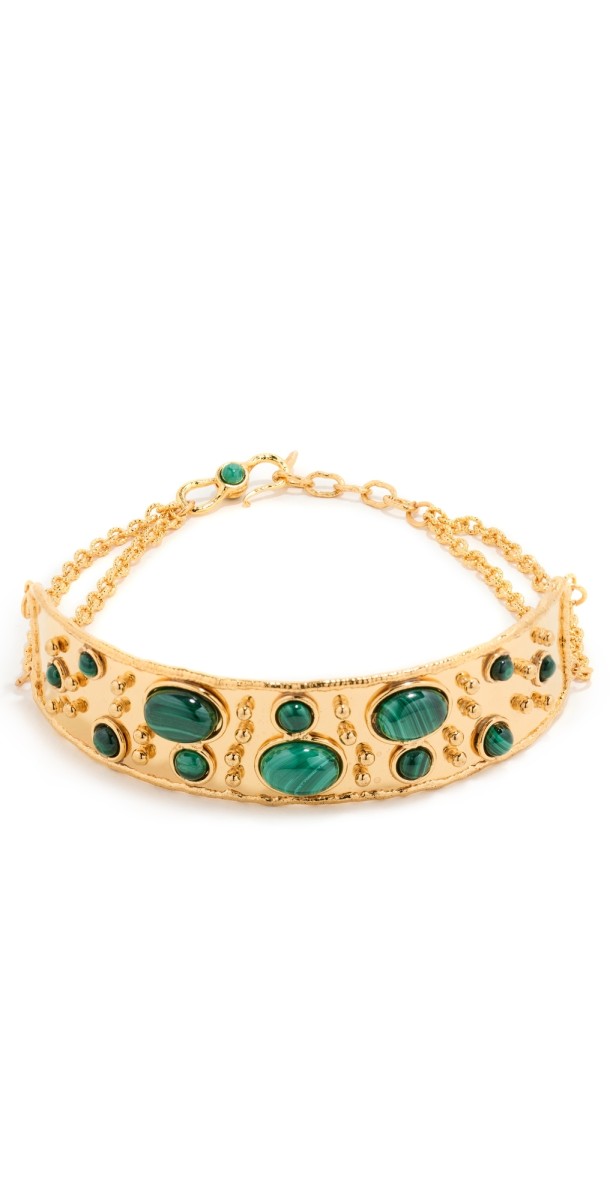 Sylvia Toledano Byzance Choker Malachite