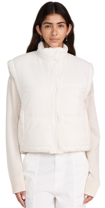 Velvet Alicia Vest Ecru
