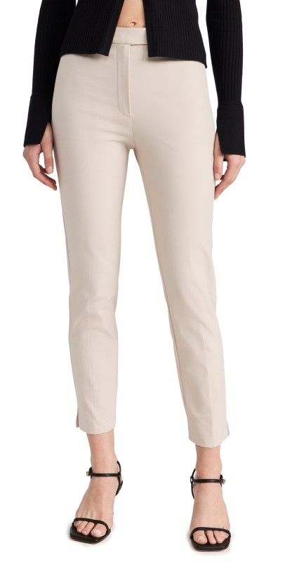 Theory High Waisted Taper Pants Black