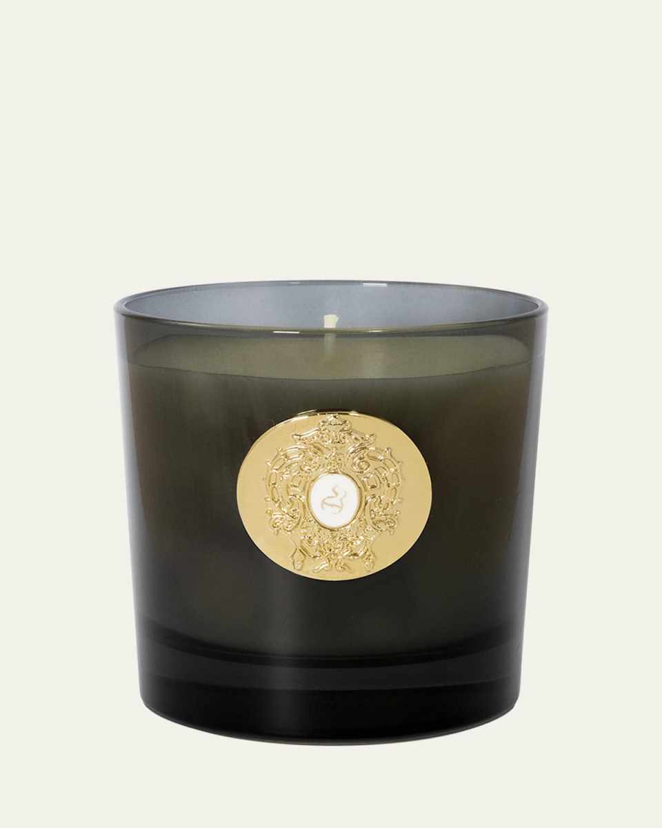 8.81 oz. Hale Bopp Black Glass Candle
