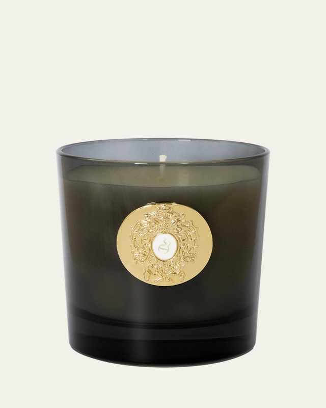 8.81 oz. Hale Bopp Black Glass Candle