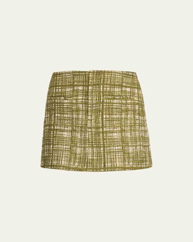 Ultra Mini Tweed Skirt