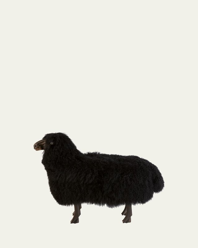 Maddox Sheepskin Bench