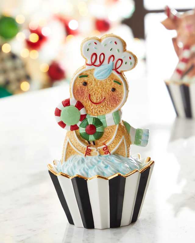 Holiday Sweets Gingerbread Cupcake Box