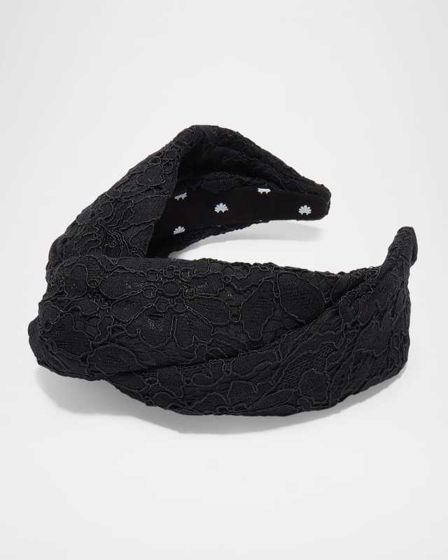 Greta Floral Lace Headband