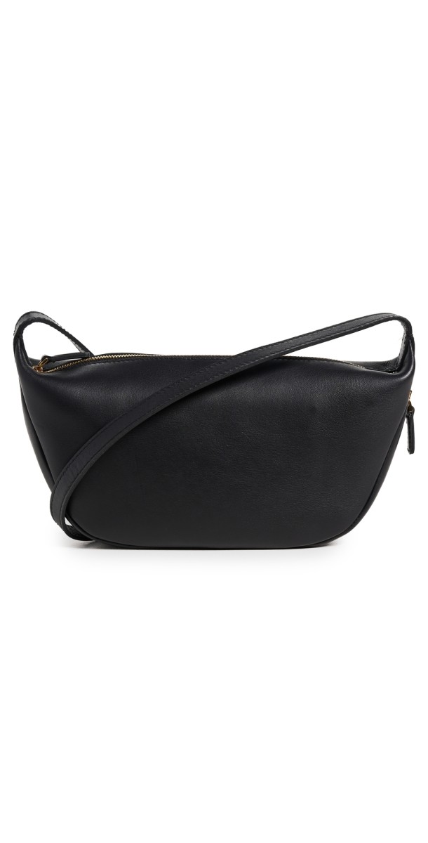 Madewell The Sling Crossbody Bag in Leather True Black