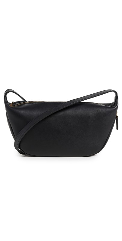 Madewell The Sling Crossbody Bag in Leather True Black