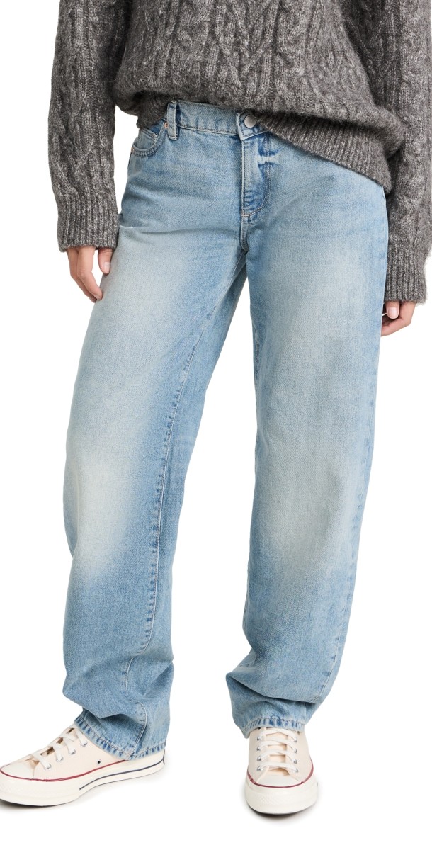 DL1961 Ilia Barrel Relaxed Vintage Jeans aged mid (vintage)