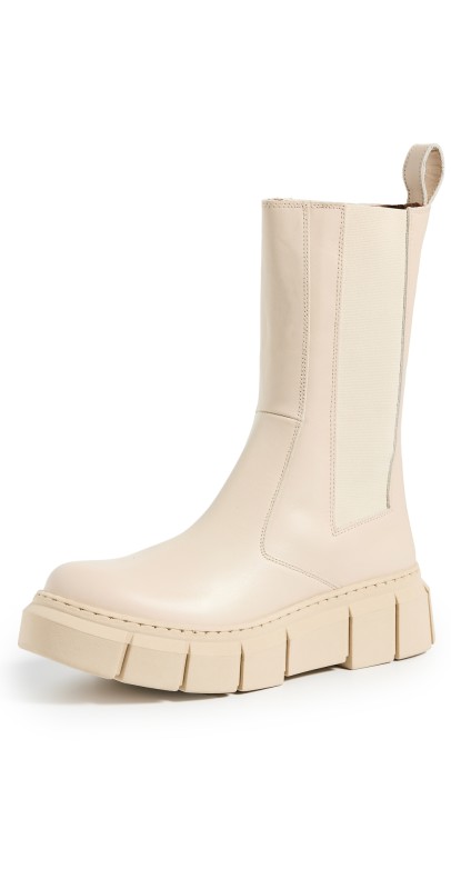ALOHAS Armor Boots Cream