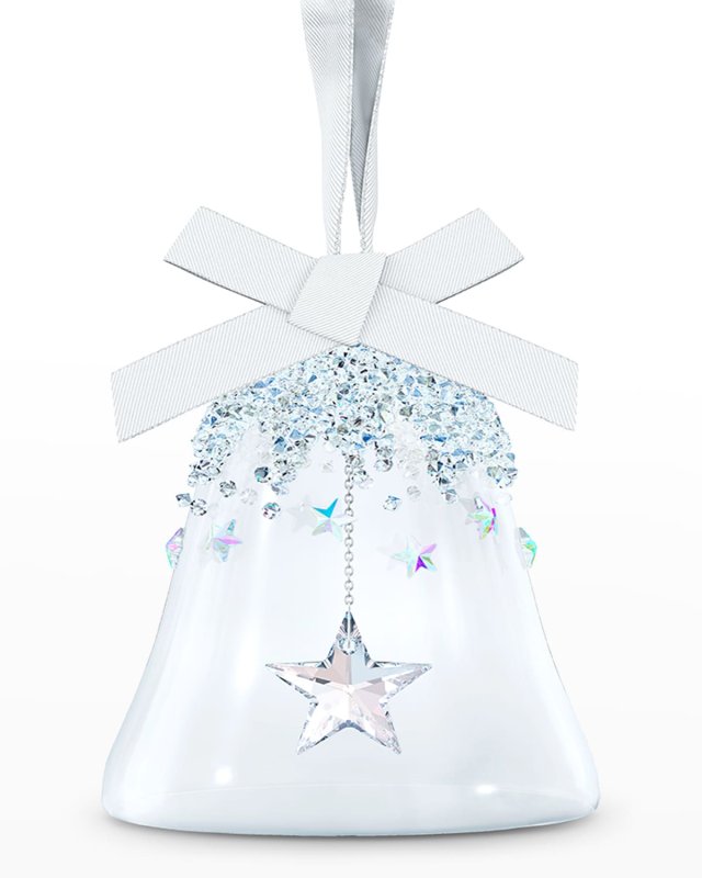 Crystal Bell Star Ornament
