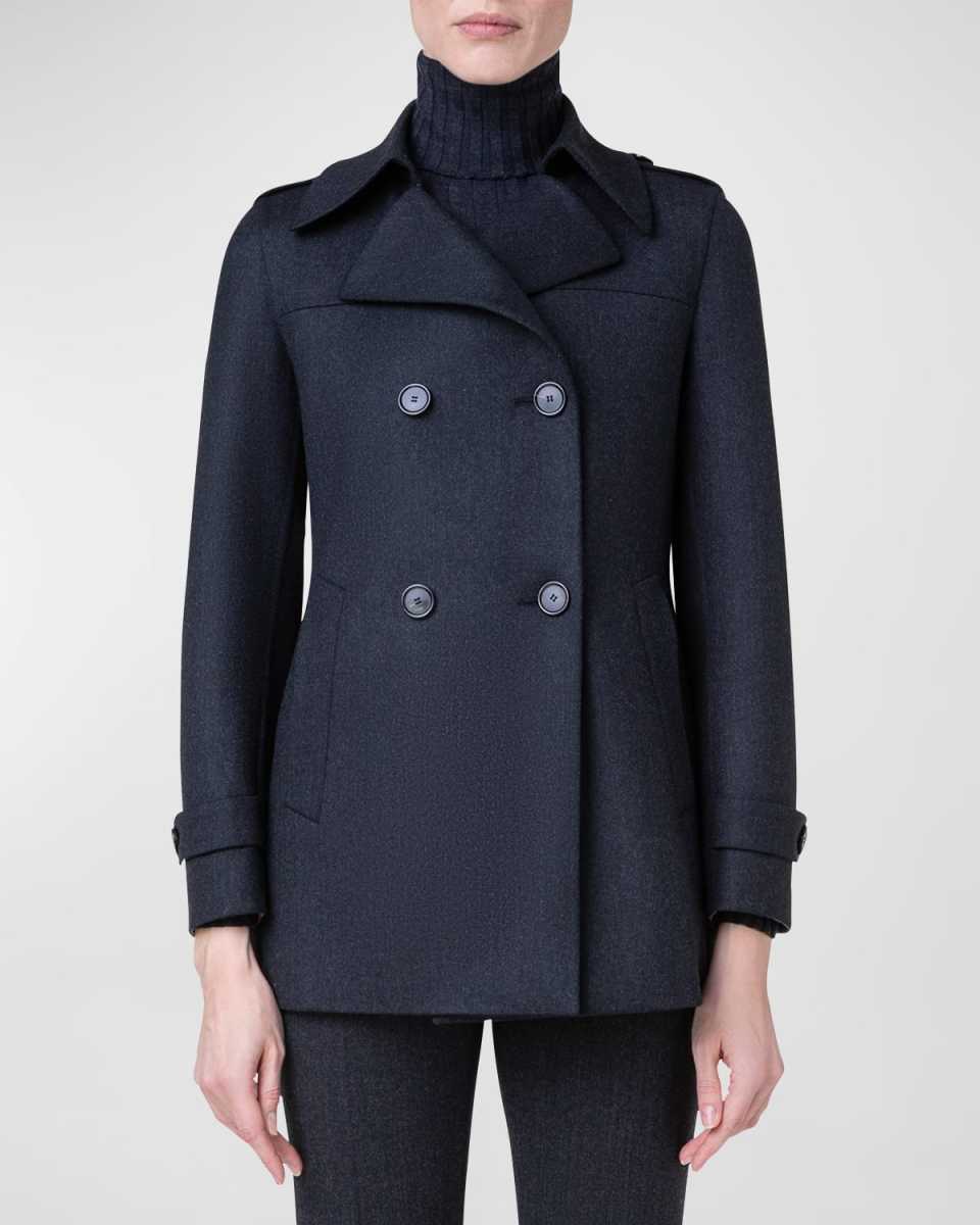 Double Face Stretch Wool Jacket