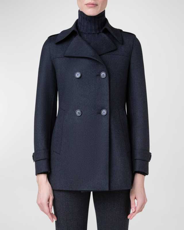 Double Face Stretch Wool Jacket
