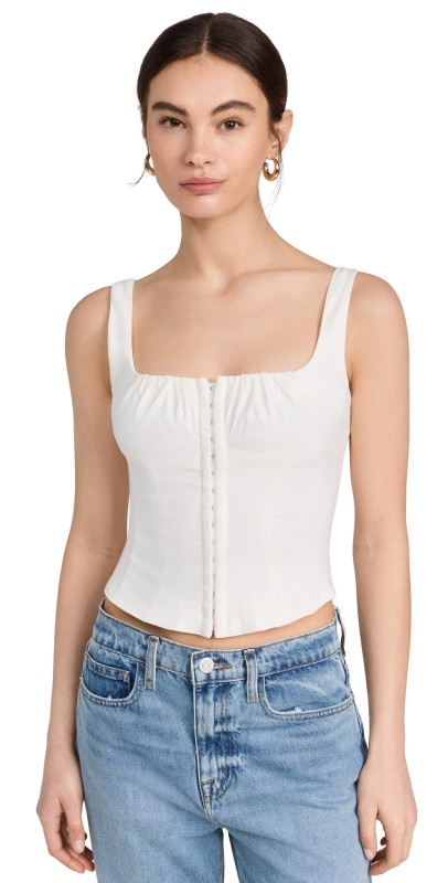 ASTR the Label Evetta Top White
