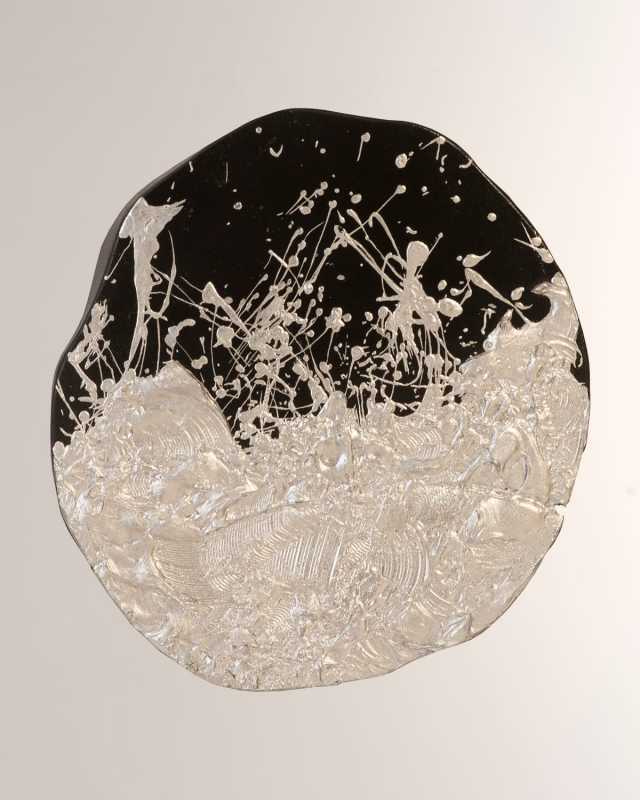 Wisp Silver Leaf Wall Tile