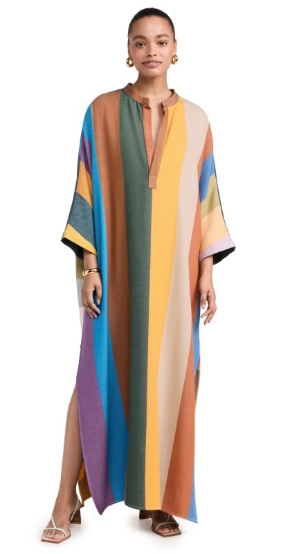 MARRAKSHI LIFE Nero Collar Caftan F001