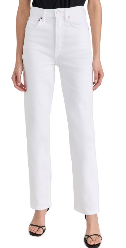 AGOLDE High Rise Stovepipe Jeans Cake