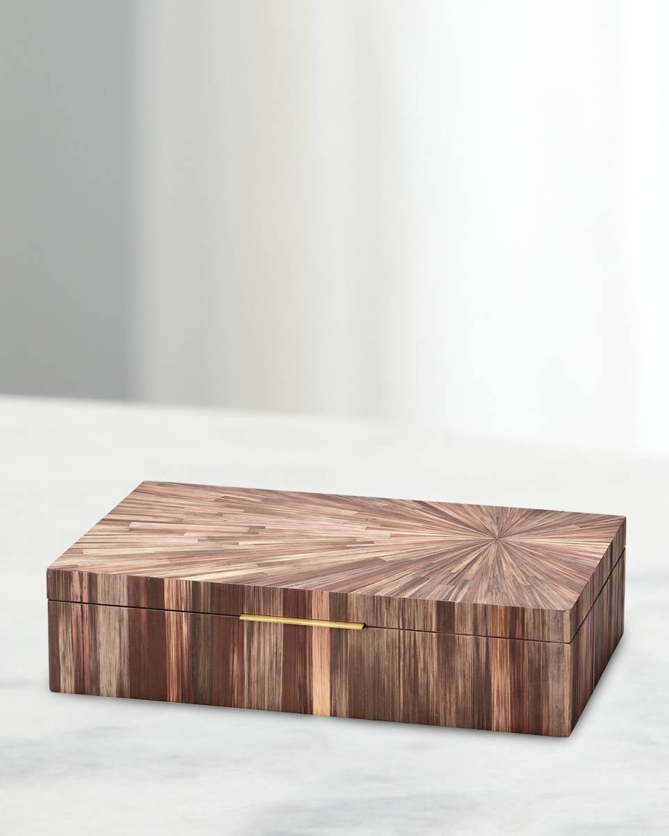 Palm Marquetry Box