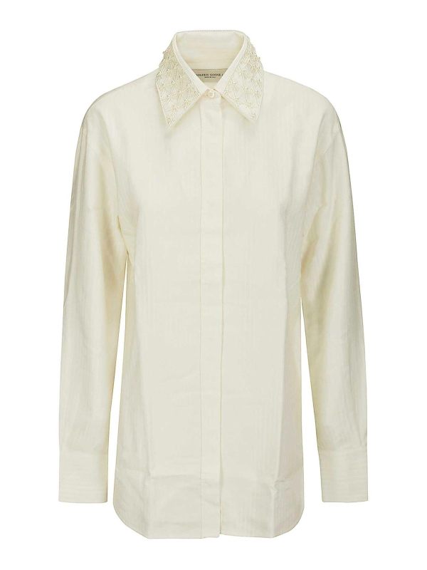 Golden Goose Chemise - Blanc
