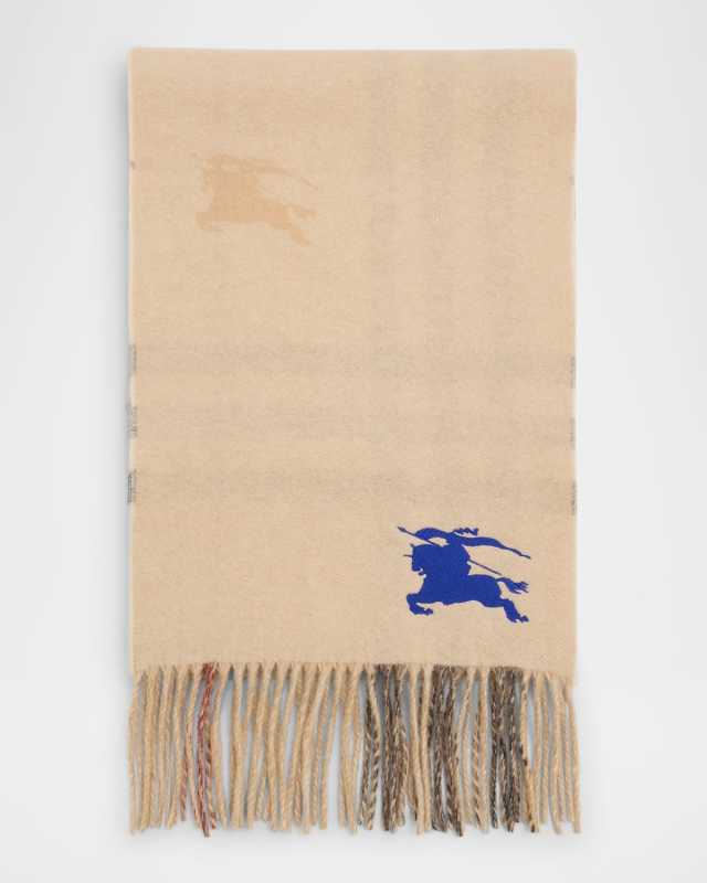 Giant Check Cashmere Scarf