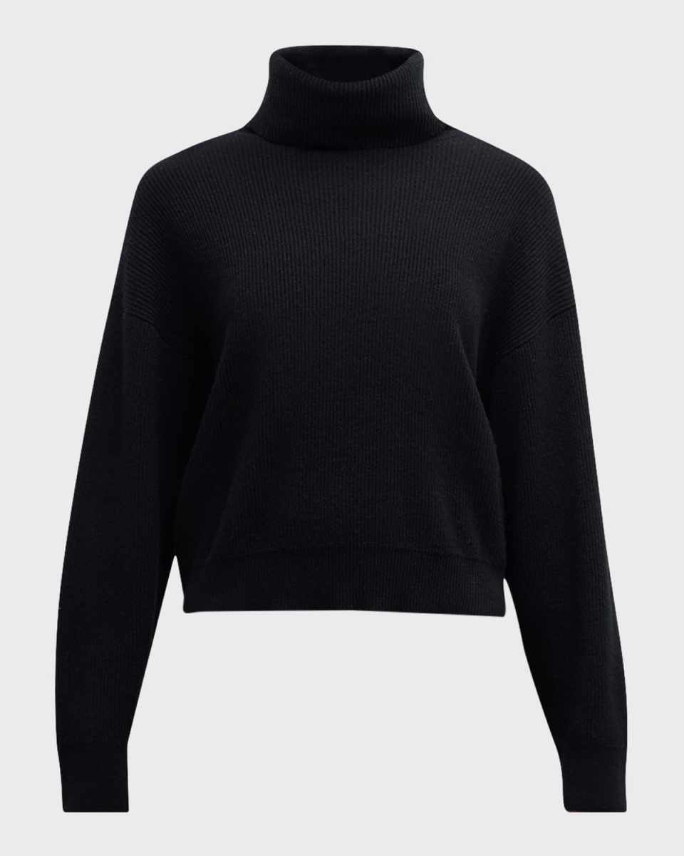 Cashmere Ribbed Turtleneck