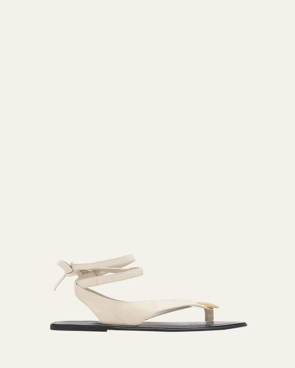 Charm Nubuck Leather Beach Sandals