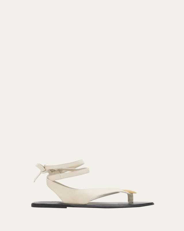 Charm Nubuck Leather Beach Sandals