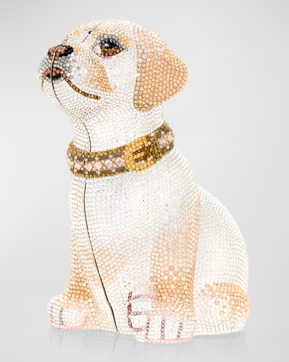 Luna Puppy Dog Minaudiere Clutch Bag