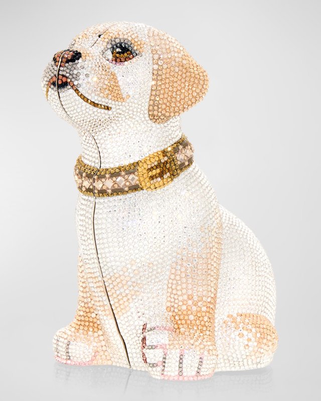 Luna Puppy Dog Minaudiere Clutch Bag