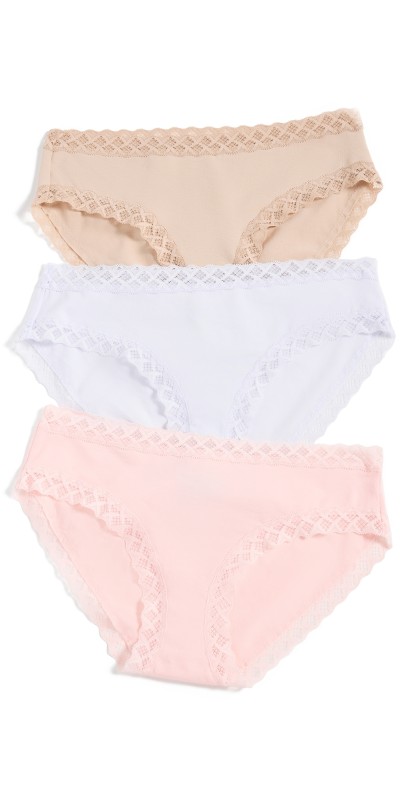 Natori Natori Bliss Girl Briefs 3 Pack Multi
