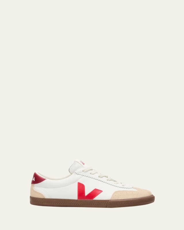 Volley Tricolored Low-Top Court Sneakers