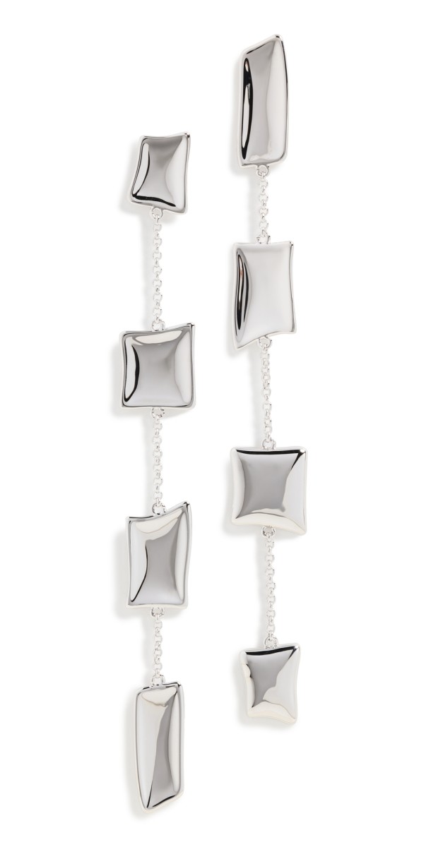 Cult Gaia Malaya Earrings Shiny Silver