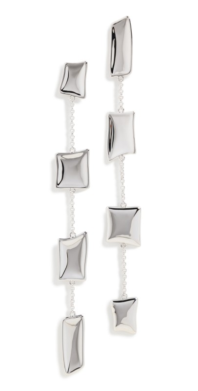 Cult Gaia Malaya Earrings Shiny Silver