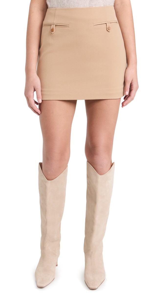 STAUD Annette Skirt Camel